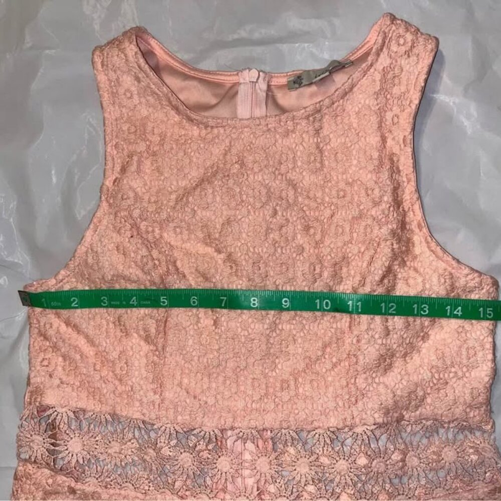 Pink Lace Dress by Iris, Juniors XL - Picture 10 of 12